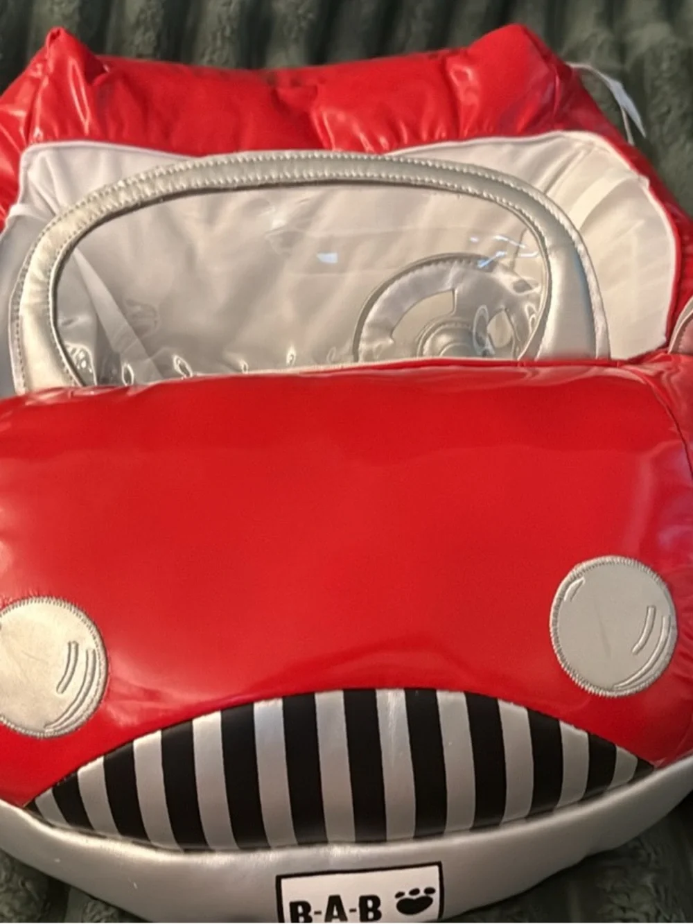 Build A Bear Red Inflatable Ride-On Car Retired